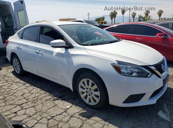 3N1AB7AP2KY331029 2019 NISSAN SENTRA White Передня права чверть