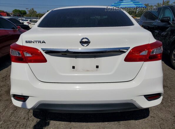 3N1AB7AP2KY331029 2019 NISSAN SENTRA White Вид ззаду