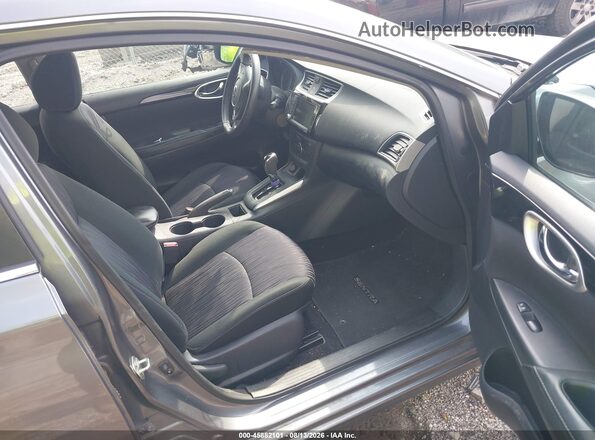 3N1AB7AP2KY340877 2019 NISSAN SENTRA Серый Вид салона спереди
