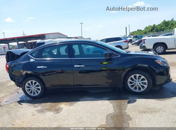 3N1AB7AP2KY370591 2019 NISSAN SENTRA Black Панорамний вид салону 360°