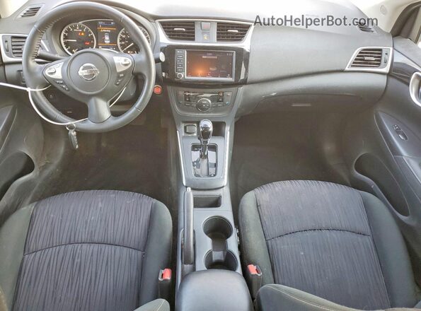 3N1AB7AP2KY378416 2019 NISSAN SENTRA Silver Vista del salpicadero
