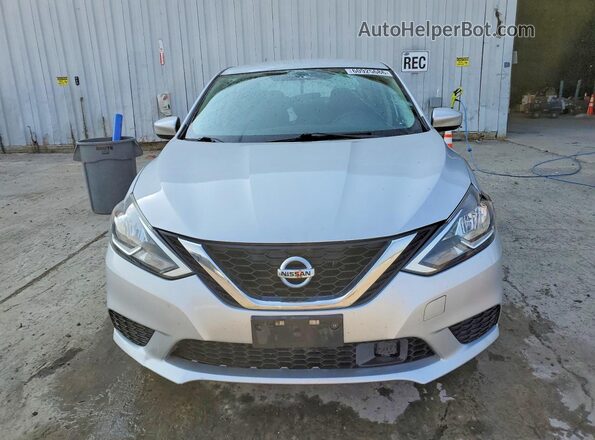 3N1AB7AP2KY378416 2019 NISSAN SENTRA Silver Vista frontal