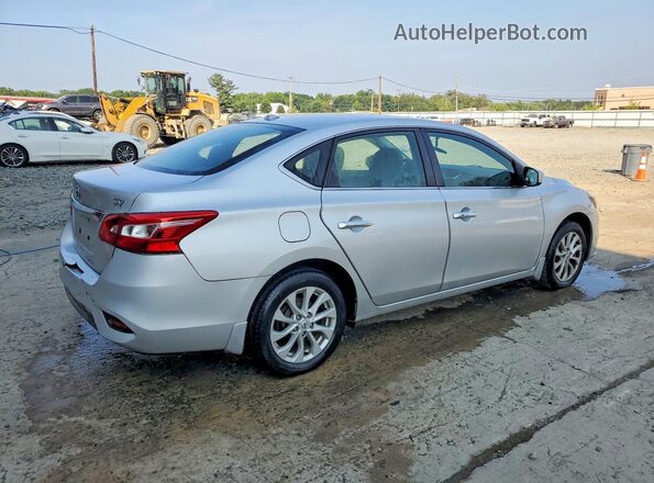 3N1AB7AP2KY378416 2019 NISSAN SENTRA Silver Trasero derecho
