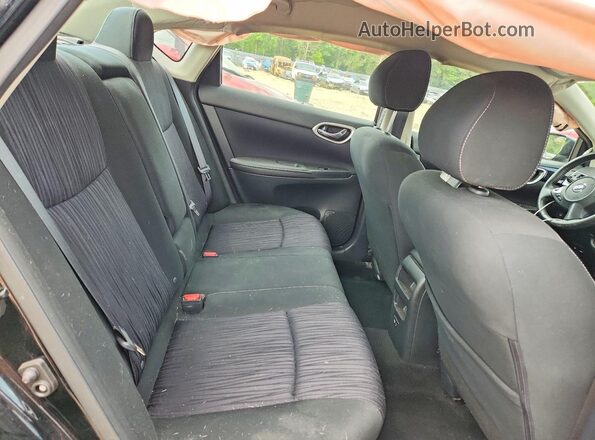 3N1AB7AP2KY403671 2019 NISSAN SENTRA Black Rear seats view
