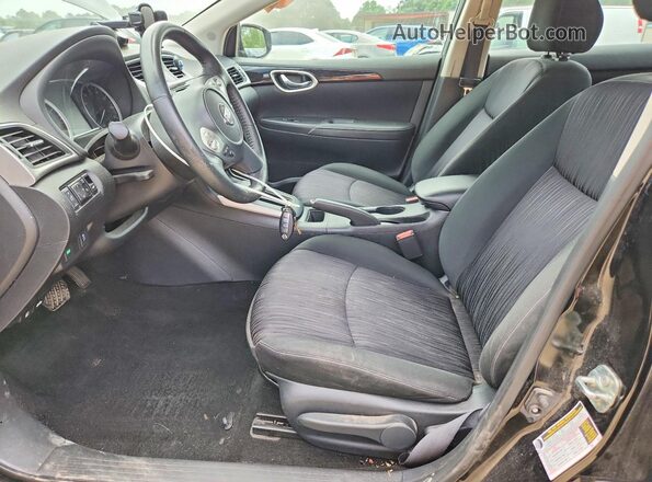 3N1AB7AP2KY403671 2019 NISSAN SENTRA Black Front interior view