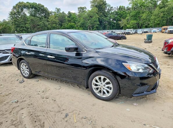 3N1AB7AP2KY403671 2019 NISSAN SENTRA Black Front right