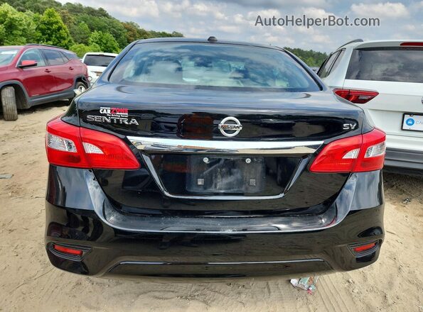 3N1AB7AP2KY403671 2019 NISSAN SENTRA Black Rear view