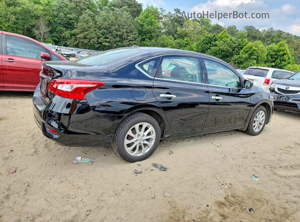3N1AB7AP2KY403671 2019 NISSAN SENTRA Black Rear right