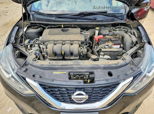 3N1AB7AP2KY403671 2019 NISSAN SENTRA Black Rear interior view