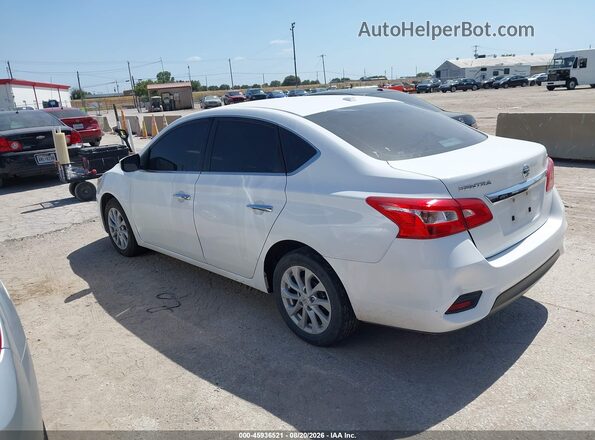 3N1AB7AP2KY436413 2019 NISSAN SENTRA Белый Задняя левая четверть