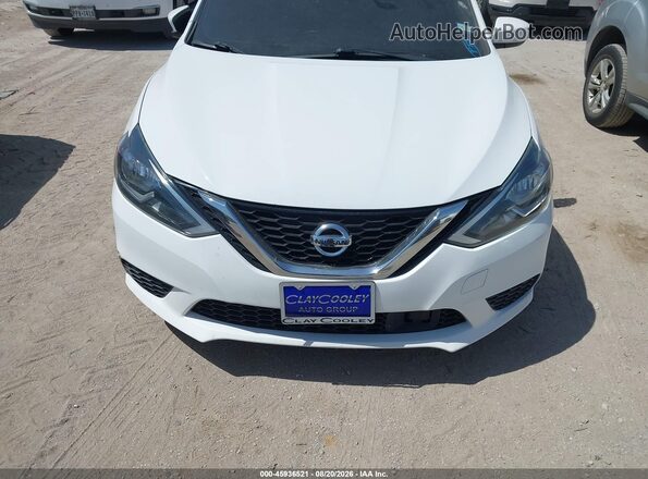 3N1AB7AP2KY436413 2019 NISSAN SENTRA Белый Вид спереди