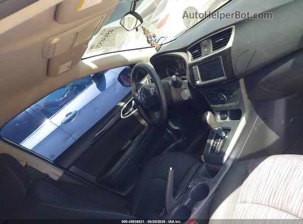 3N1AB7AP2KY436413 2019 NISSAN SENTRA Белый Вид салона спереди