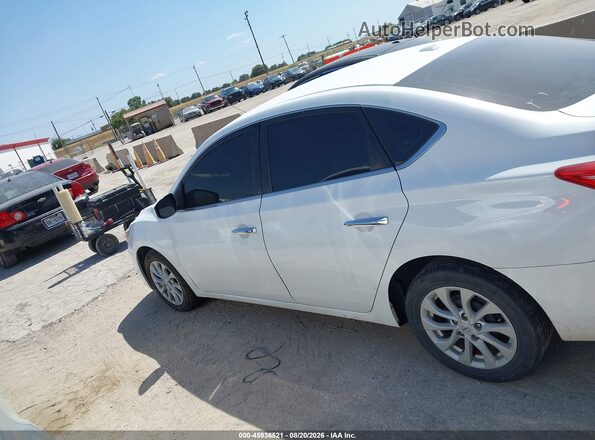 3N1AB7AP2KY436413 2019 NISSAN SENTRA Белый Панорамный вид салона 360°