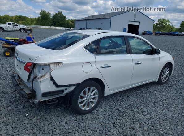 3N1AB7AP2KY447069 2019 NISSAN SENTRA White Tył prawy