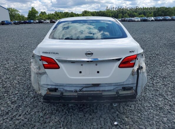 3N1AB7AP2KY447069 2019 NISSAN SENTRA White Widok z tyłu