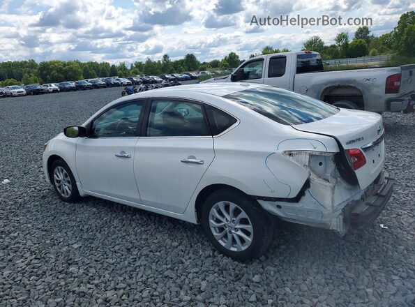 3N1AB7AP2KY447069 2019 NISSAN SENTRA White Tył lewy