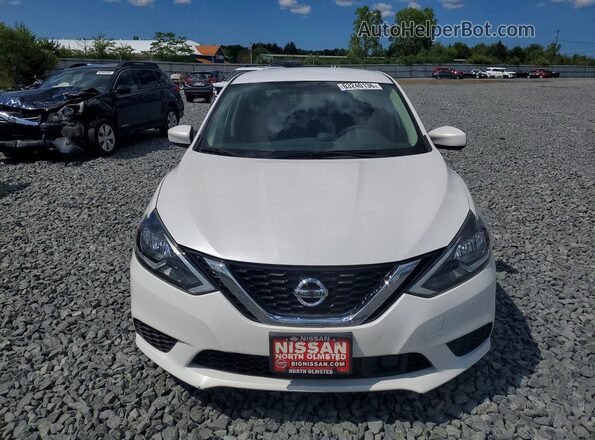 3N1AB7AP2KY447069 2019 NISSAN SENTRA White Widok z przodu