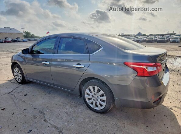 3N1AB7AP2KY457696 2019 NISSAN SENTRA Gray Trasero izquierdo