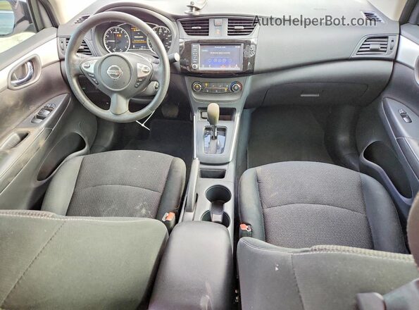 3N1AB7AP2KY457696 2019 NISSAN SENTRA Gray Vista del salpicadero