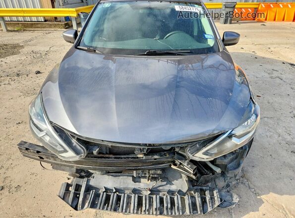 3N1AB7AP2KY457696 2019 NISSAN SENTRA Gray Vista interior trasera