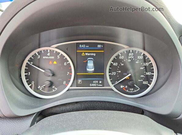 3N1AB7AP2KY457696 2019 NISSAN SENTRA Gray Vista del cuadro de instrumentos
