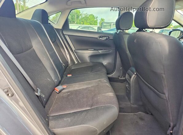 3N1AB7AP2KY457696 2019 NISSAN SENTRA Gray Vista de los asientos traseros