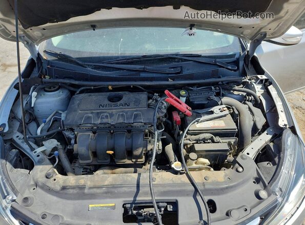 3N1AB7AP3GL667261 2016 NISSAN SENTRA Silver Widok wnętrza z tyłu