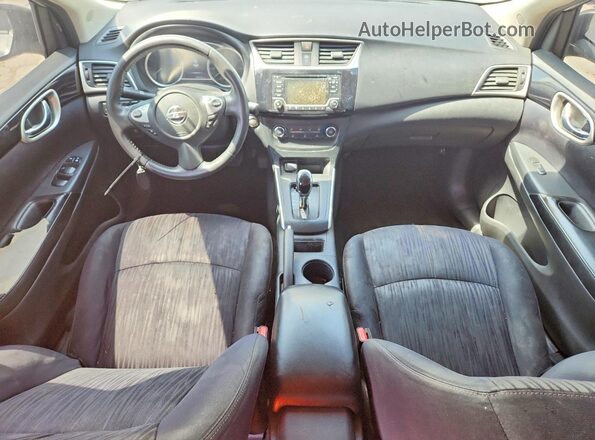 3N1AB7AP3GL667261 2016 NISSAN SENTRA Silver Widok deski rozdzielczej