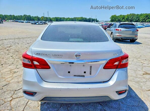 3N1AB7AP3GL667261 2016 NISSAN SENTRA Silver Widok z tyłu