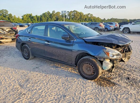 3N1AB7AP3GL669320 2016 NISSAN SENTRA Blue Առջևի աջ