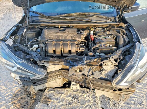 3N1AB7AP3GL669320 2016 NISSAN SENTRA Blue Սալոնի հետևի տեսք