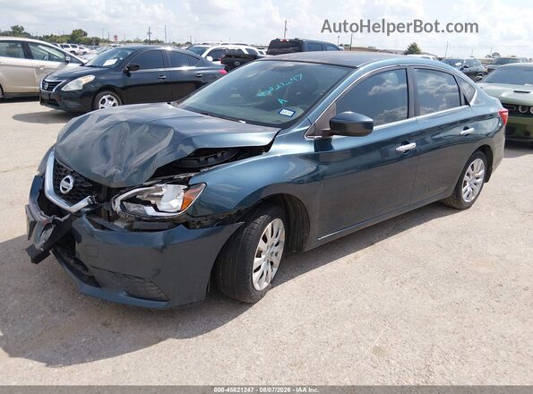 3N1AB7AP3GY215555 2016 NISSAN SENTRA Light Blue Front left