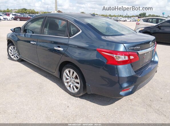 3N1AB7AP3GY215555 2016 NISSAN SENTRA Light Blue Rear left