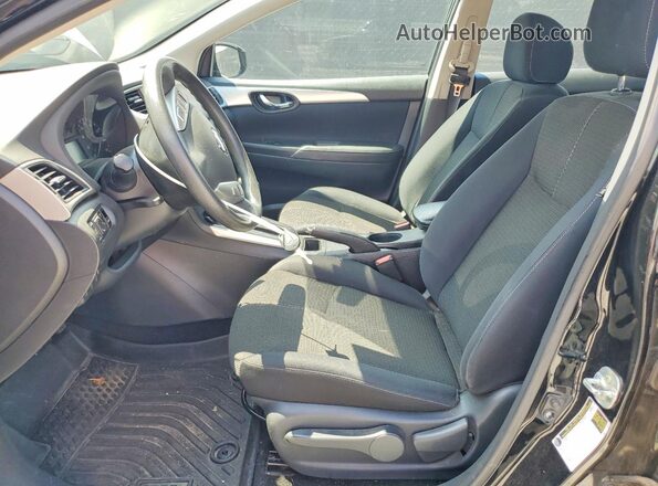3N1AB7AP3GY221775 2016 NISSAN SENTRA Black წინა სალონის ხედი