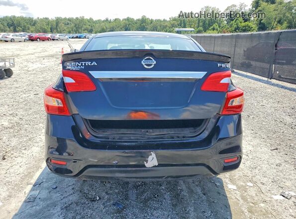 3N1AB7AP3GY221775 2016 NISSAN SENTRA Black უკანა ხედი