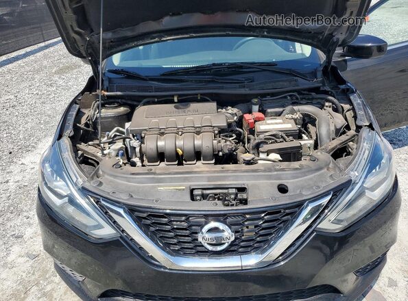 3N1AB7AP3GY221775 2016 NISSAN SENTRA Black უკანა სალონის ხედი