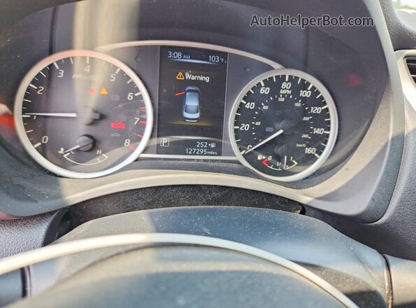 3N1AB7AP3GY229262 2016 NISSAN SENTRA Серый Вид щитка приборов