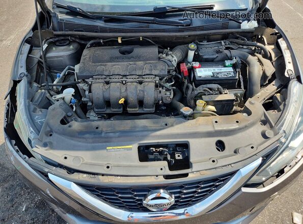 3N1AB7AP3GY229262 2016 NISSAN SENTRA Серый Вид задней части салона