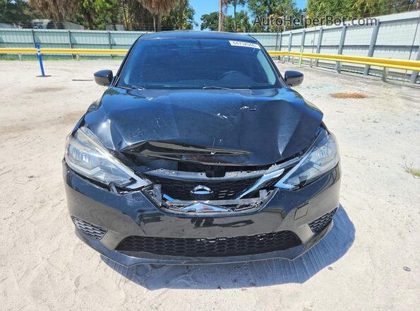 3N1AB7AP3GY229553 2016 NISSAN SENTRA Black Front view