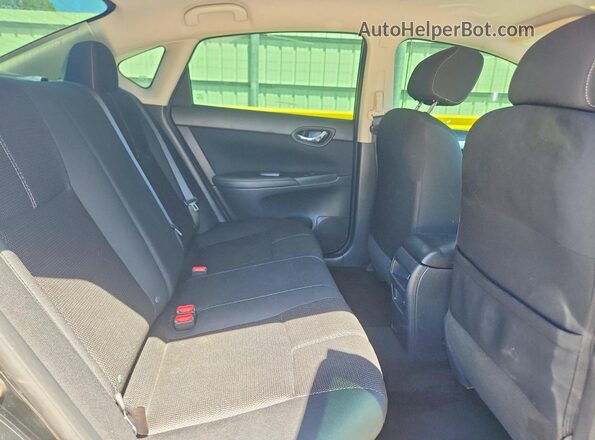 3N1AB7AP3GY229553 2016 NISSAN SENTRA Black Rear seats view