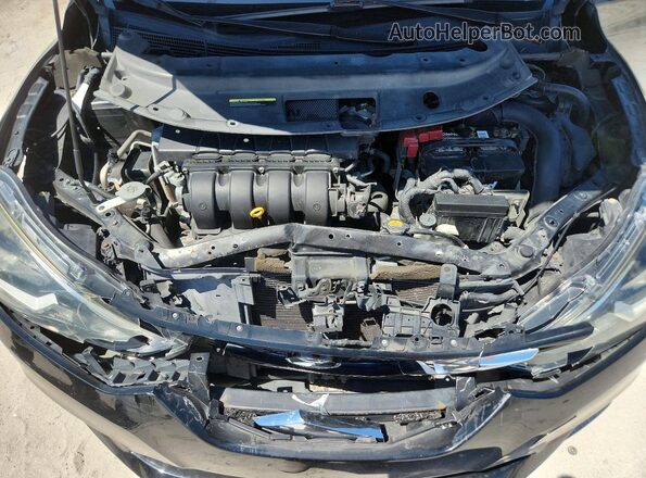3N1AB7AP3GY229553 2016 NISSAN SENTRA Black Rear interior view
