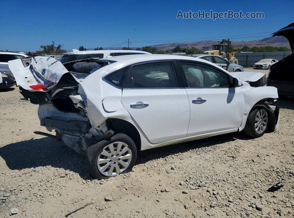 3N1AB7AP3GY242691 2016 NISSAN SENTRA Белый Задняя правая четверть