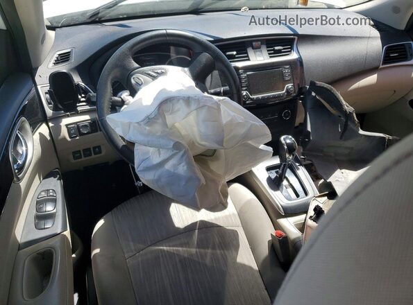3N1AB7AP3GY242691 2016 NISSAN SENTRA Белый Вид панели приборов