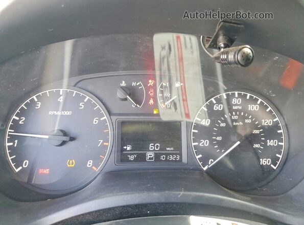 3N1AB7AP3GY257367 2016 NISSAN SENTRA Gray Вид щитка приладів