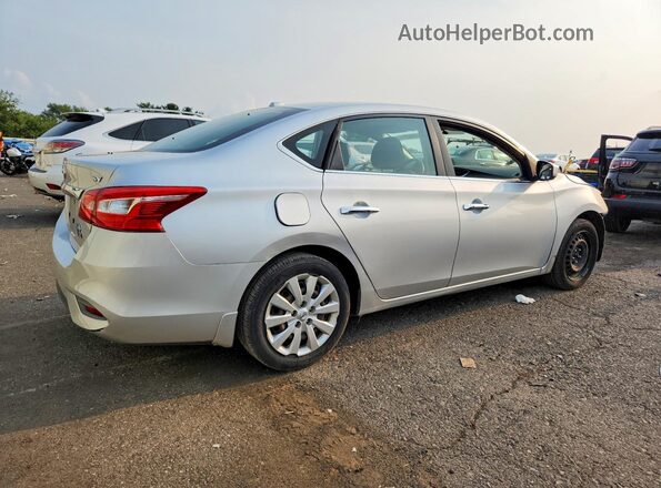 3N1AB7AP3GY258924 2016 NISSAN SENTRA Silver Задня права чверть
