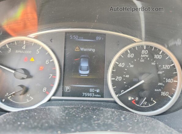 3N1AB7AP3GY258924 2016 NISSAN SENTRA Silver Вид щитка приладів
