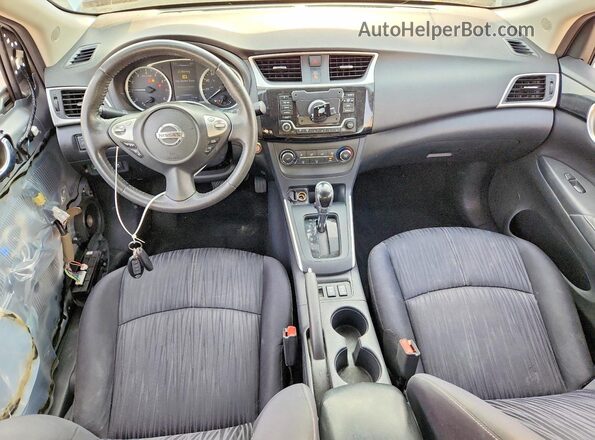 3N1AB7AP3GY258924 2016 NISSAN SENTRA Silver Вид панелі приладів