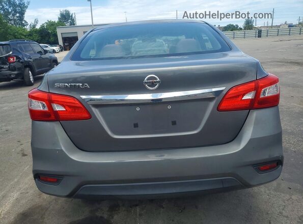 3N1AB7AP3GY267574 2016 NISSAN SENTRA Silver Հետևի տեսք