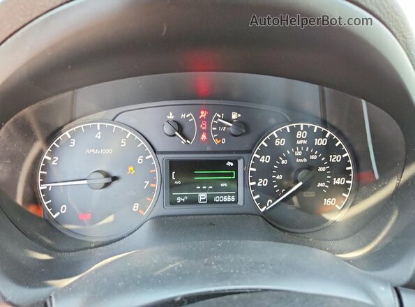 3N1AB7AP3GY292782 2016 NISSAN SENTRA Серебряный Вид щитка приборов