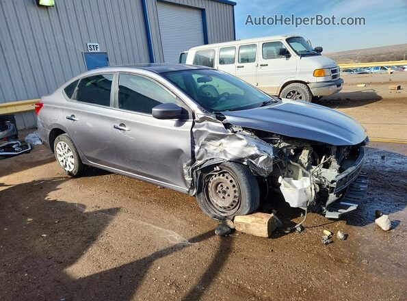 3N1AB7AP3GY292782 2016 NISSAN SENTRA Серебряный Передняя правая четверть